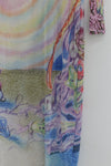CONSTANÇA ENTRUDO sunset monster print mesh long skirt AW23_DRE05
